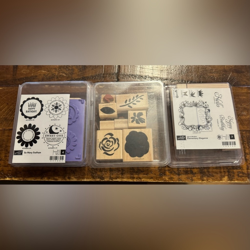 Bundle of rubber stamps from Stampin' Up!